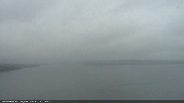 Lake Travis webcam, March 11, 2017 10:05 AM CT
