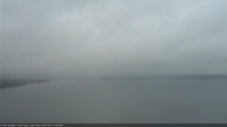 Lake Travis webcam, March 11, 2017 10:10 AM CT