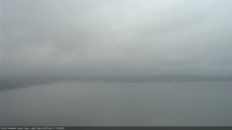 Lake Travis webcam, March 11, 2017 10:35 AM CT
