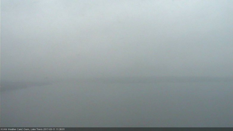 Lake Travis webcam, March 11, 2017 10:45 AM CT