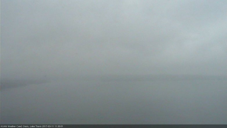 Lake Travis webcam, March 11, 2017 10:50 AM CT