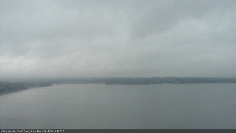 Lake Travis webcam, March 11, 2017 11:25 AM CT