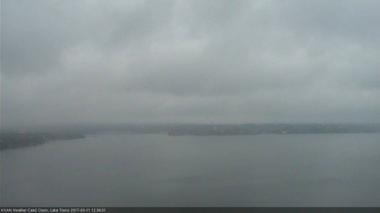Lake Travis webcam, March 11, 2017 12:05 PM CT