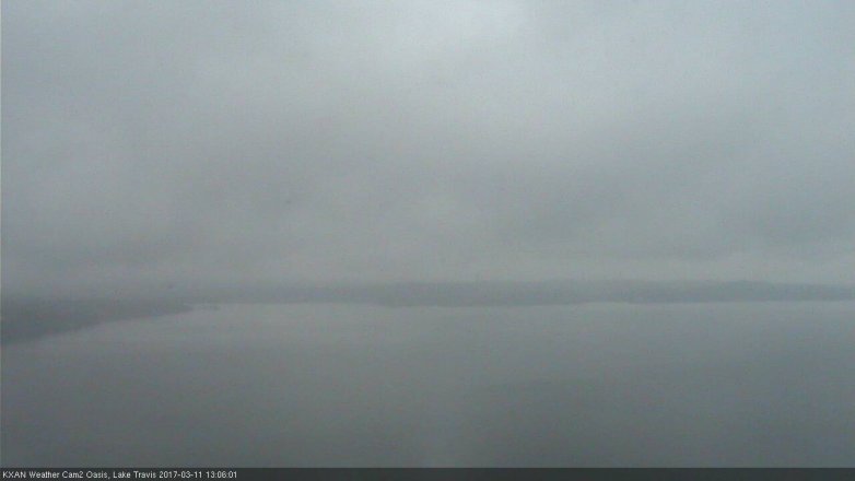 Lake Travis webcam, March 11, 2017 12:30 PM CT