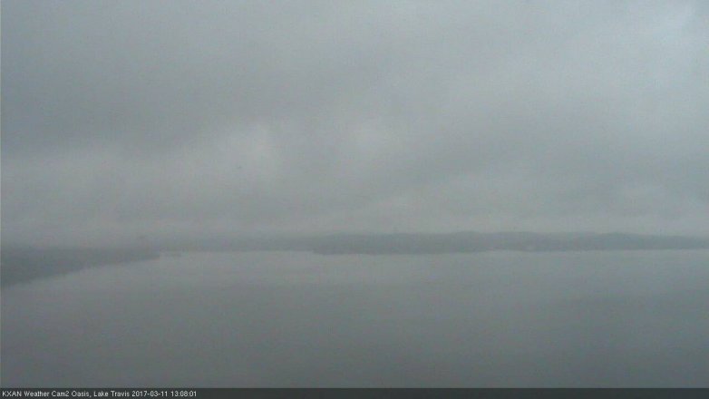 Lake Travis webcam, March 11, 2017 12:40 PM CT