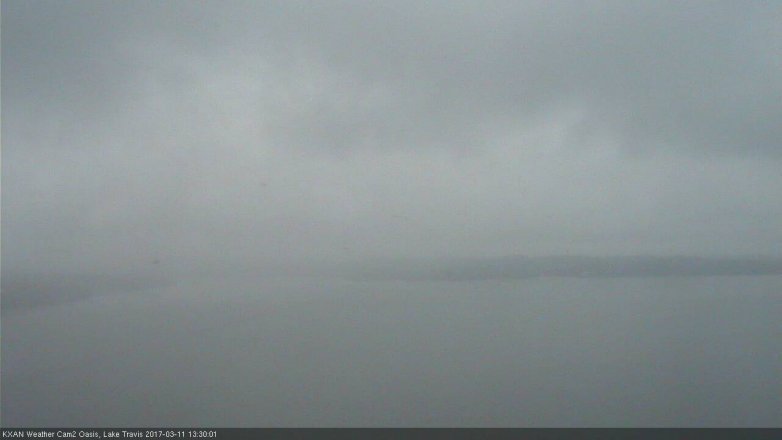 Lake Travis webcam, March 11, 2017 12:50 PM CT