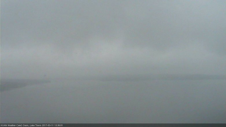 Lake Travis webcam, March 11, 2017 1:00 PM CT