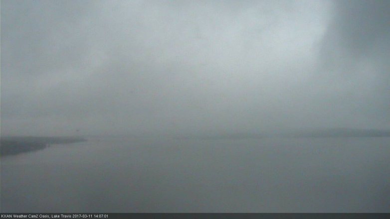 Lake Travis webcam, March 11, 2017 1:10 PM CT