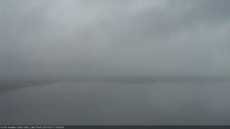 Lake Travis webcam, March 11, 2017 1:45 PM CT
