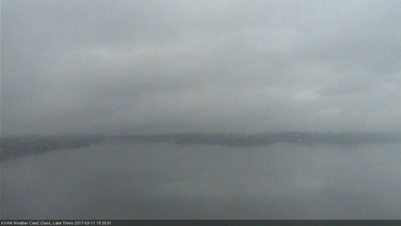 Lake Travis webcam, March 11, 2017 2:45 PM CT