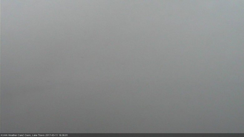 Lake Travis webcam, March 11, 2017 4:05 PM CT