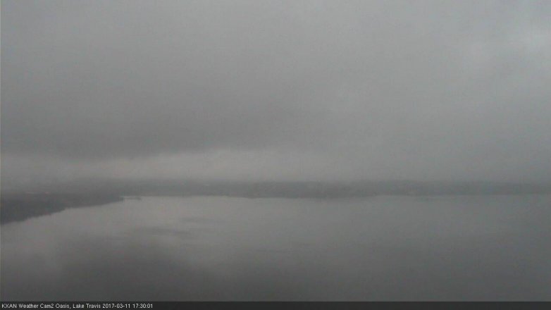 Lake Travis webcam, March 11, 2017 4:40 PM CT