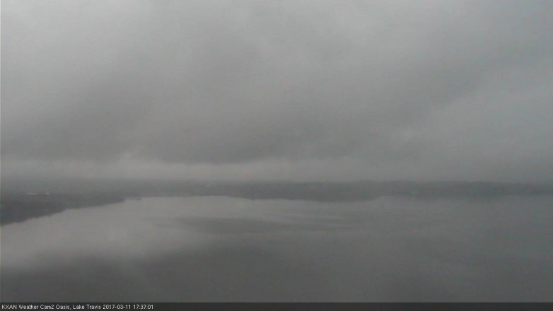 Lake Travis webcam, March 11, 2017 4:50 PM CT