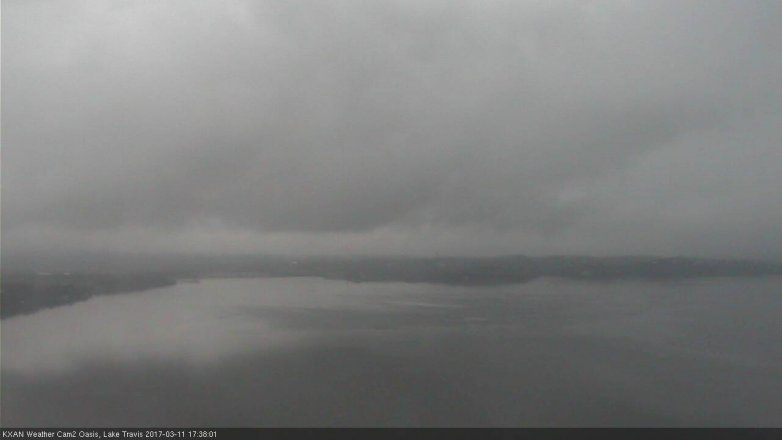 Lake Travis webcam, March 11, 2017 4:55 PM CT