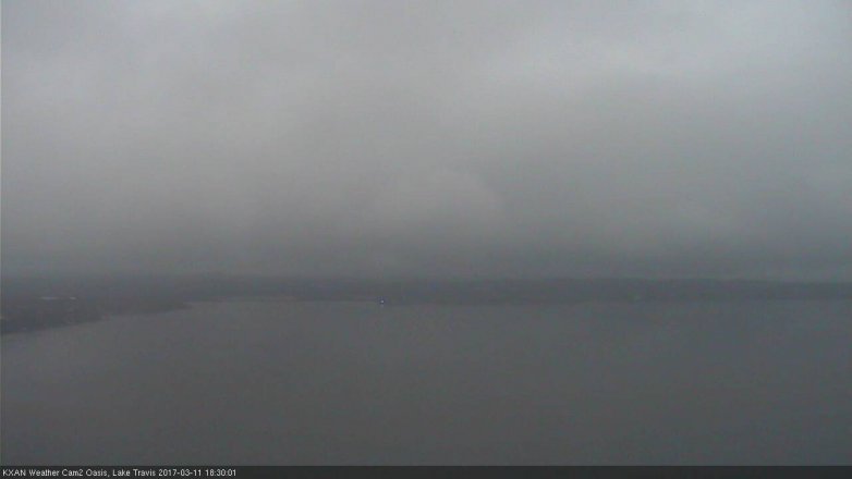 Lake Travis webcam, March 11, 2017 5:35 PM CT