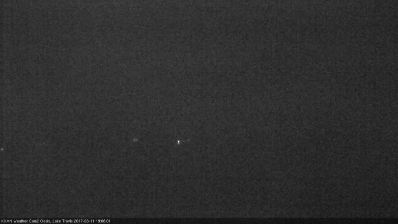 Lake Travis webcam, March 11, 2017 6:15 PM CT