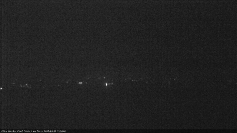 Lake Travis webcam, March 11, 2017 6:35 PM CT