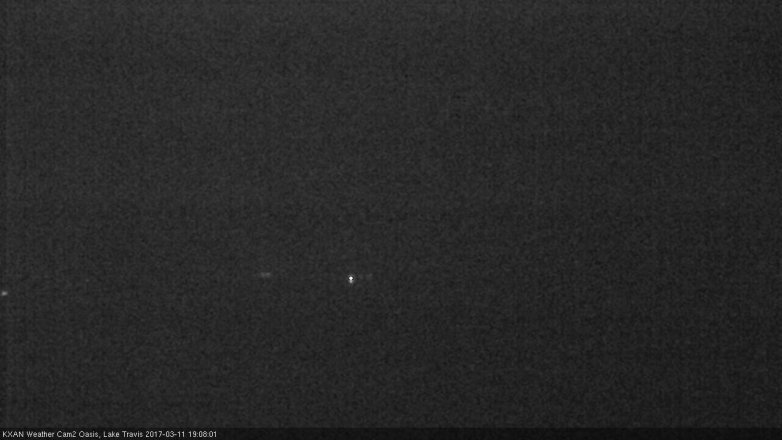 Lake Travis webcam, March 11, 2017 6:40 PM CT