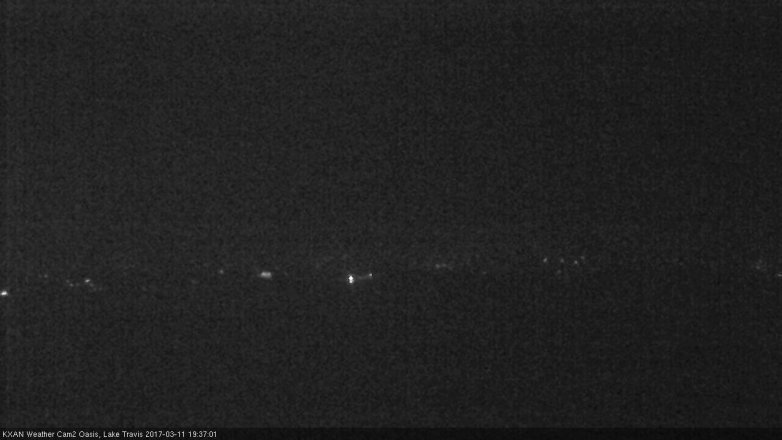 Lake Travis webcam, March 11, 2017 6:50 PM CT