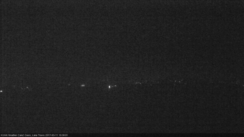 Lake Travis webcam, March 11, 2017 7:10 PM CT