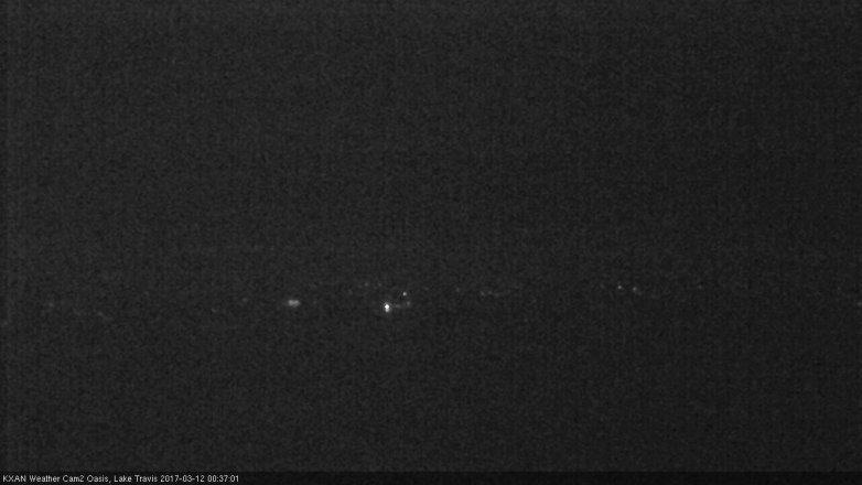 Lake Travis webcam, March 11, 2017 11:45 PM CT