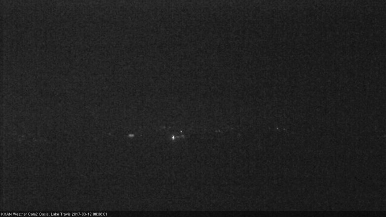 Lake Travis webcam, March 11, 2017 12:00 AM CT