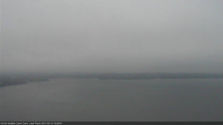 Lake Travis webcam, March 12, 2017 9:10 AM CT