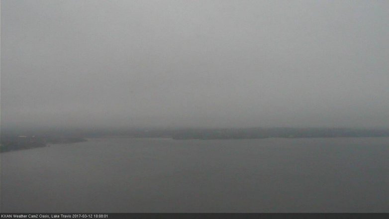 Lake Travis webcam, March 12, 2017 9:15 AM CT