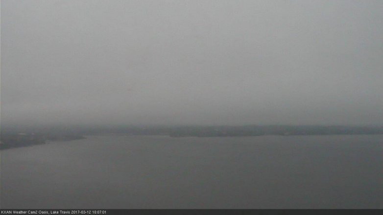 Lake Travis webcam, March 12, 2017 9:20 AM CT