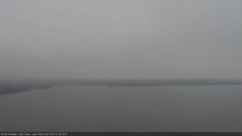 Lake Travis webcam, March 12, 2017 9:45 AM CT