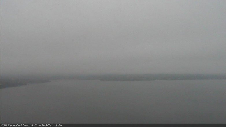Lake Travis webcam, March 12, 2017 9:50 AM CT