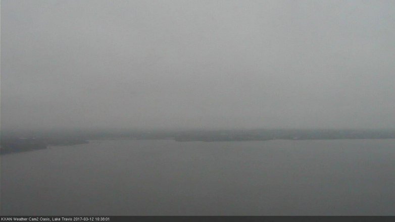 Lake Travis webcam, March 12, 2017 10:05 AM CT