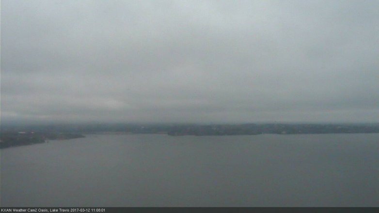 Lake Travis webcam, March 12, 2017 10:15 AM CT