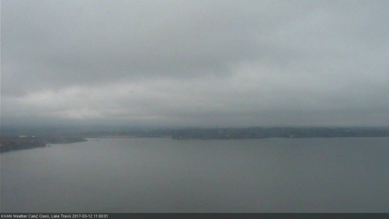 Lake Travis webcam, March 12, 2017 10:25 AM CT
