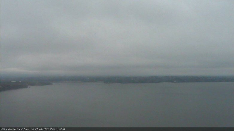 Lake Travis webcam, March 12, 2017 10:35 AM CT