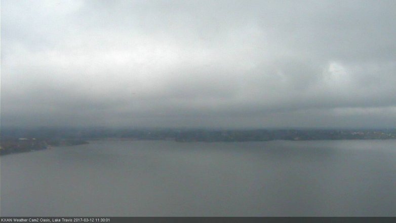 Lake Travis webcam, March 12, 2017 10:45 AM CT