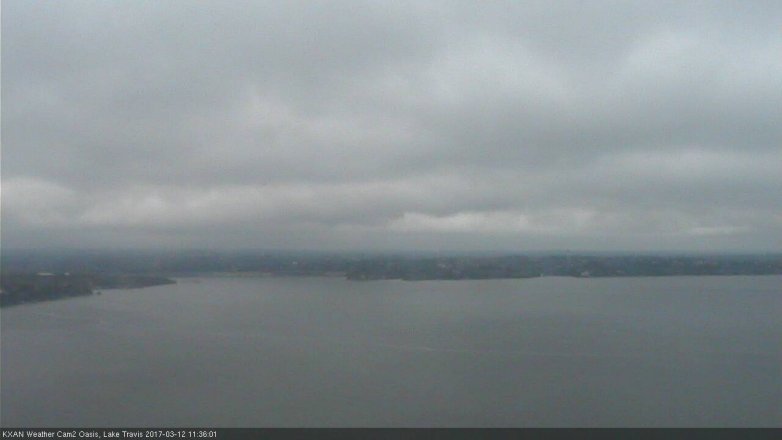 Lake Travis webcam, March 12, 2017 10:55 AM CT