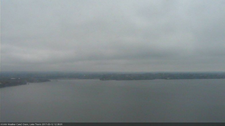 Lake Travis webcam, March 12, 2017 11:55 AM CT
