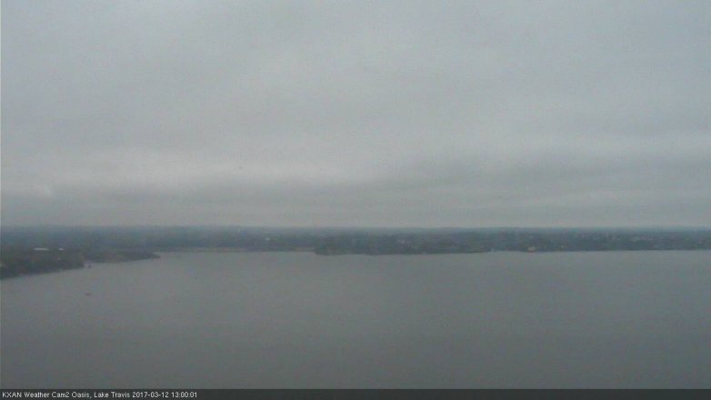 Lake Travis webcam, March 12, 2017 12:05 PM CT