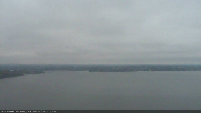 Lake Travis webcam, March 12, 2017 12:35 PM CT