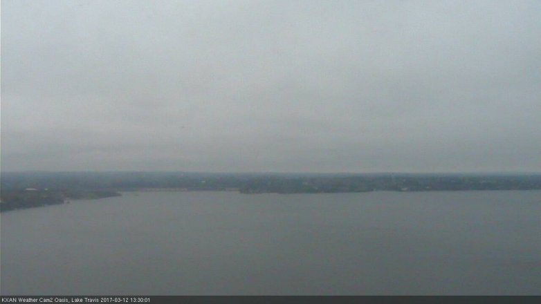 Lake Travis webcam, March 12, 2017 12:50 PM CT