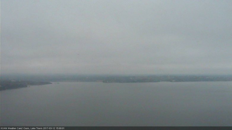 Lake Travis webcam, March 12, 2017 2:20 PM CT