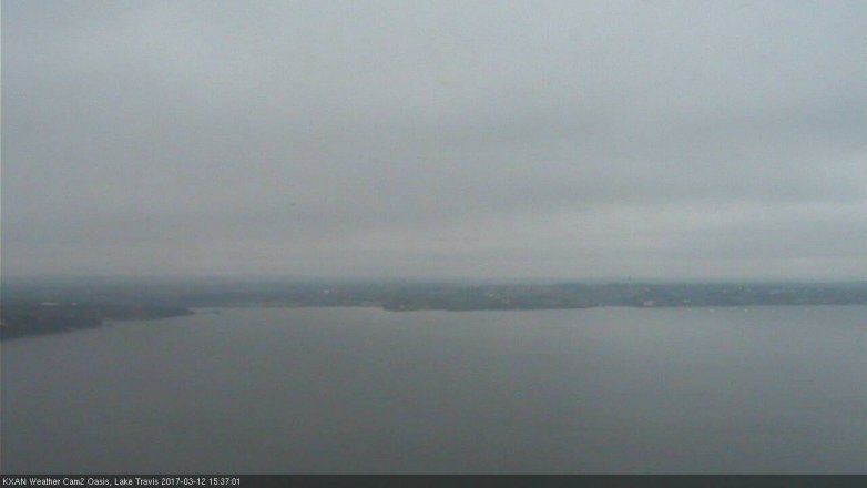 Lake Travis webcam, March 12, 2017 3:05 PM CT