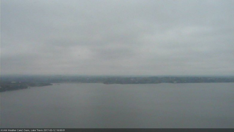 Lake Travis webcam, March 12, 2017 3:30 PM CT