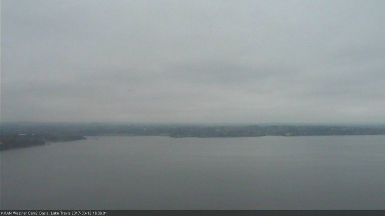 Lake Travis webcam, March 12, 2017 3:40 PM CT