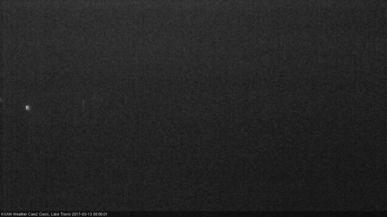 Lake Travis webcam, March 12, 2017 11:35 PM CT