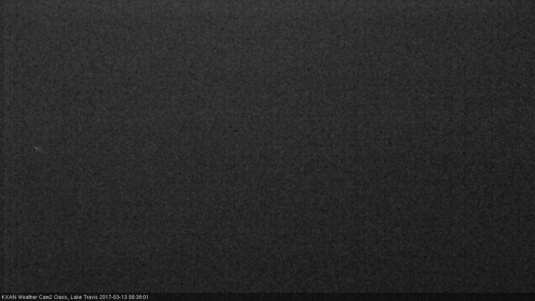 Lake Travis webcam, March 12, 2017 11:45 PM CT