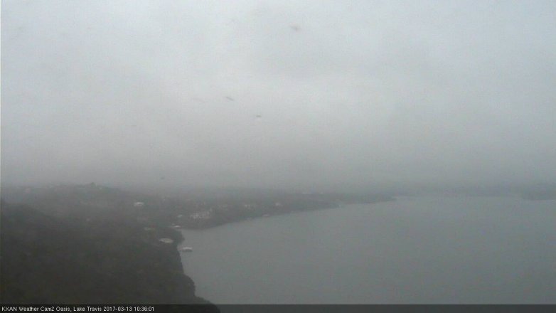 Lake Travis webcam, March 13, 2017 9:40 AM CT