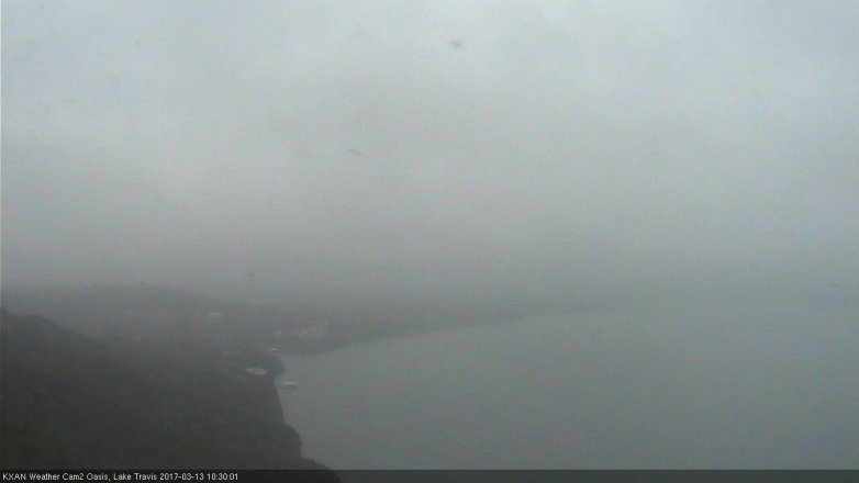 Lake Travis webcam, March 13, 2017 9:55 AM CT