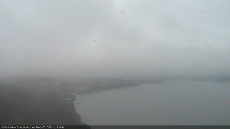 Lake Travis webcam, March 13, 2017 10:10 AM CT